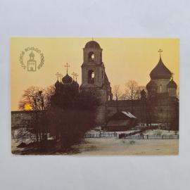 Карманный календарик СССР 1991. Переславль Залесский, Никитский монастырь, архитектура. Советский ка