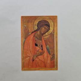 Карманный календарик 1993. Икона Архангел Михаил, религиозная тематика. Календарь винтажный