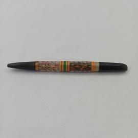Ручка для чернил винтажная, СССР. Декоративный корпус из пластика с резьбовым колпачком