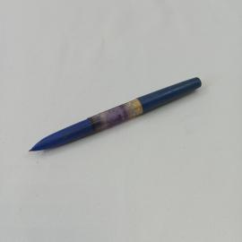 Ручка винтажная, СССР. Перьевая, пластмассовый корпус с прозрачным резервуаром для чернил
