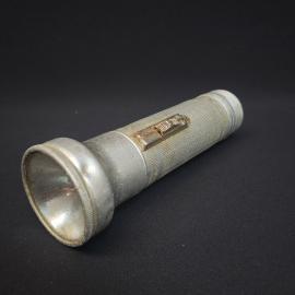 Фонарь ручной винтажный, СССР. Металлический корпус, модель ФКБ 1, длина 16 см