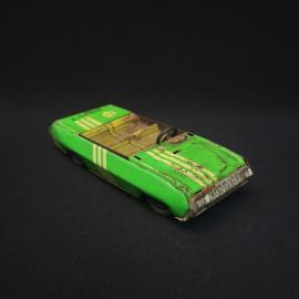 Машинка игрушечная винтажная, СССР. Металлический кабриолет, зеленый корпус ФЦ1 35