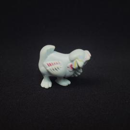 Игрушка винтажная, СССР. Пластмассовая фигурка курицы небольшого размера, с росписью