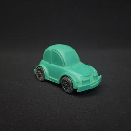Машинка игрушечная винтажная, СССР. Пластмасса, с крутящимися колесами, длина 6 см