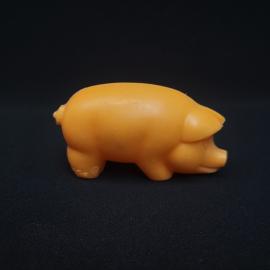 Игрушка винтажная, СССР. Пластмассовая фигурка поросенка для кукольного театра или игры