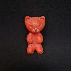 Игрушка винтажная, СССР. Резиновая фигурка котенка для кукольного театра или детской игры