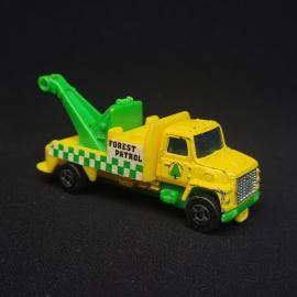 Машинка игрушечная винтажная, СССР. Эвакуатор Forest Patrol, пластик и металл