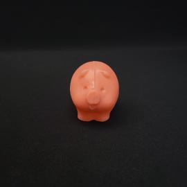 Игрушка винтажная, СССР. Резиновая фигурка поросенка, небольшая декоративная миниатюра