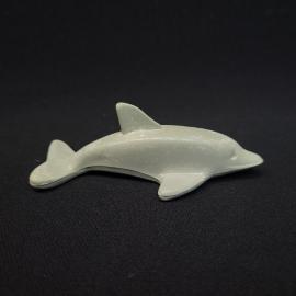 Игрушка винтажная, СССР. Пластмассовая фигурка дельфина для купания или водных игр
