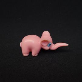 Игрушка винтажная, СССР. Пластмассовая фигурка слона, миниатюрная игрушка для куклы