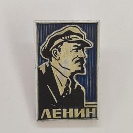 Значок СССР. Ленин, портрет в кепке, революционная тематика. Винтажный значек.