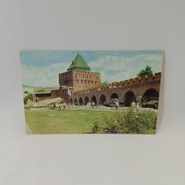 Открытка советская СССР. Город Горький, кремль, выставка техники, архитектура. Винтаж###