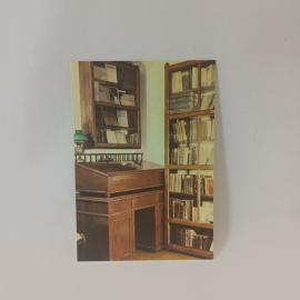 Открытка советская СССР. Шушенское, рабочая комната Ленина в доме Петровой, история, винтаж