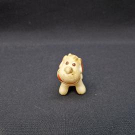 Игрушка винтажная, СССР. Пластизоль, фигурка собаки для детских игр и домашней коллекции