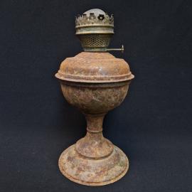Лампа керосиновая винтажная, СССР. Металл, настольная декоративная модель