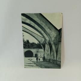 Открытка советская СССР. Арки фасада бывшей типографии, архитектура XVIII века, винтаж