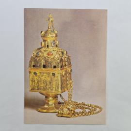 Открытка советская СССР. Кадило, декоративное церковное искусство, Государственная палата. винтаж