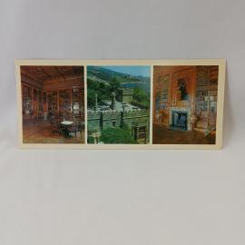Открытка советская СССР. Алупкинский дворец музей, библиотека, архитектура Крыма. винтаж
