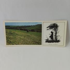 Открытка советская СССР. Пейзаж, Тургенев, Касьян с Красивой Мечи, силуэт девочки. винтаж