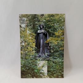 Открытка советская СССР. Павловский парк, скульптура Аполлон Мусагет, парковая композиция. винтаж