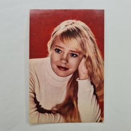 Открытка советская СССР. Светлана Савелова, киноискусство, портрет актрисы. Винтажная вещь