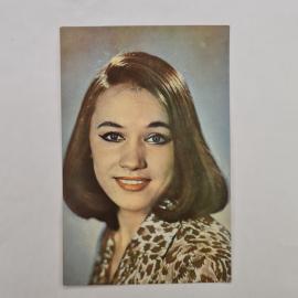 Открытка советская СССР. Актриса Галина Яцкина, портрет кино, студия Щукина, винтаж раритет
