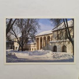 Открытка советская СССР. Ново Иерусалимский монастырь, больничные палаты зимой, архитектура винтаж