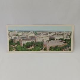 Открытка советская СССР. Липецк, площадь В. И. Ленина, городской вид с архитектурой. винтаж