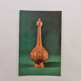 Открытка советская СССР. Эрмитаж, ароматник Индия, декоративное искусство, ювелирное дело. винтаж