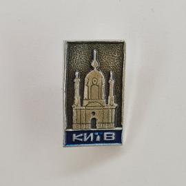 Значок СССР. Киев, архитектура, башня. Винтажный значек.