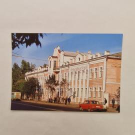 Открытка советская СССР. Орел, дом Серебренниковых, городская архитектура, улица. Винтаж