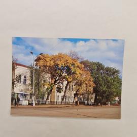 Открытка старинная. Орел, здание мужской гимназии, городская архитектура, школа, Лесков