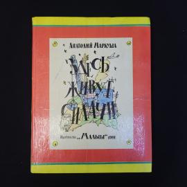 Анатолий Маркуша. Здесь живут силачи. Книга СССР, детская литература