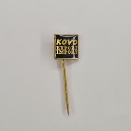 Значок СССР. Kovo export import, внешняя торговля. Винтажный значек.