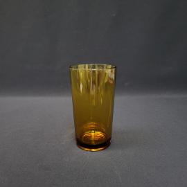 Стакан винтажный, СССР. Янтарное стекло, высокий, для воды или сока