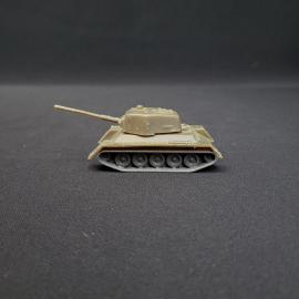 Танк игрушечный винтажный, СССР. Пластмасса, военная миниатюра для игры и коллекции