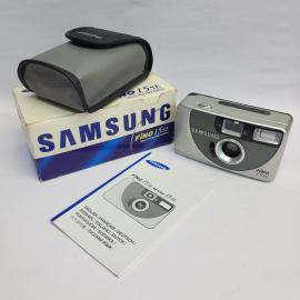 Фотоаппарат винтажный, периода СССР. Пленочный Samsung Fino 15SE, с чехлом и коробкой