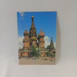 Открытка старинная. Москва, Покровский собор, храм Василия Блаженного, архитектура, город