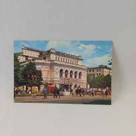 Открытка советская СССР. Горький, театр драмы имени Горького, городская архитектура. винтаж
