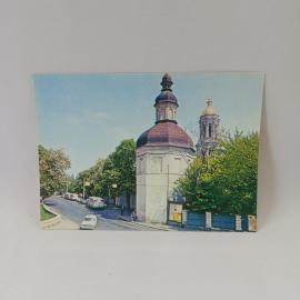 Открытка советская СССР. Оборонительная башня Кушника, городской пейзаж, архитектура, винтаж