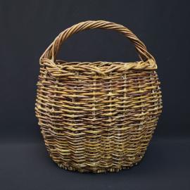 Корзина плетеная винтажная, СССР. Лоза, с ручкой, для хранения и декоративного интерьера