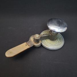 Закаточная машинка винтажная, СССР. Металл, ручной кухонный прибор для консервирования
