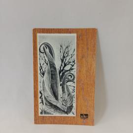 Открытка советская СССР. Брянский сувенир, скульптура Лира, декоративное искусство, винтаж