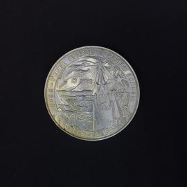 Медаль настольная винтажная, СССР. В честь Победы 1941, 1945, Орел, 5 августа 1943 г.