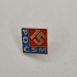 Значок СССР. РО CSM, эмблема, спорт. Винтажный значек.
