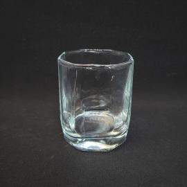 Стакан винтажный, СССР. Прозрачное стекло, восьмигранная форма, для воды или сока