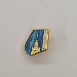Значок СССР. Ленинград, шпиль Адмиралтейства, город. Винтажный значек.