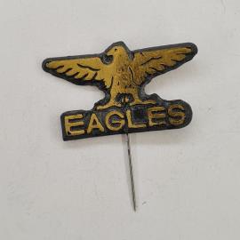Значок СССР. Eagle, орел с расправленными крыльями, зарубежная тематика. Винтажный значек.