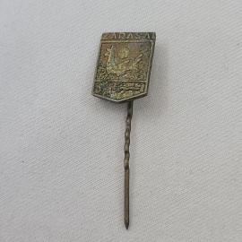 Значок СССР. Zabasa, птица и солнце, Югославия. Винтажный значек.