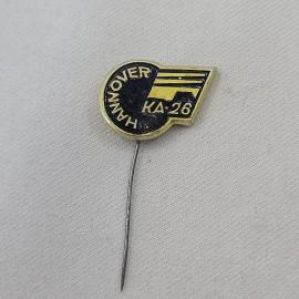 Значок СССР. Hannover, ка 26, вертолет, авиация, Германия. Винтажный значек.